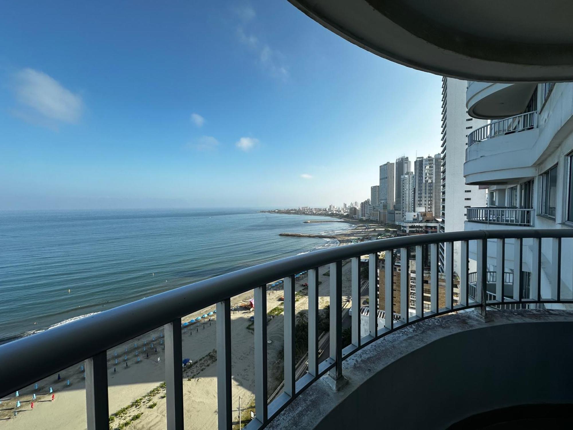 Apartamento Con Vista Al Mar Piso 19 Bocagrande Cartagena Ngoại thất bức ảnh