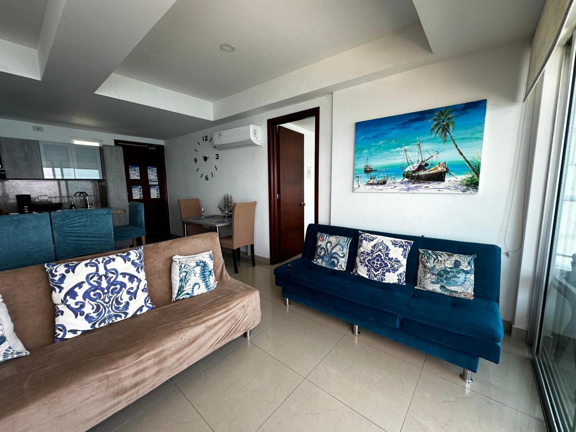 Apartamento Con Vista Al Mar Piso 19 Bocagrande Cartagena Ngoại thất bức ảnh