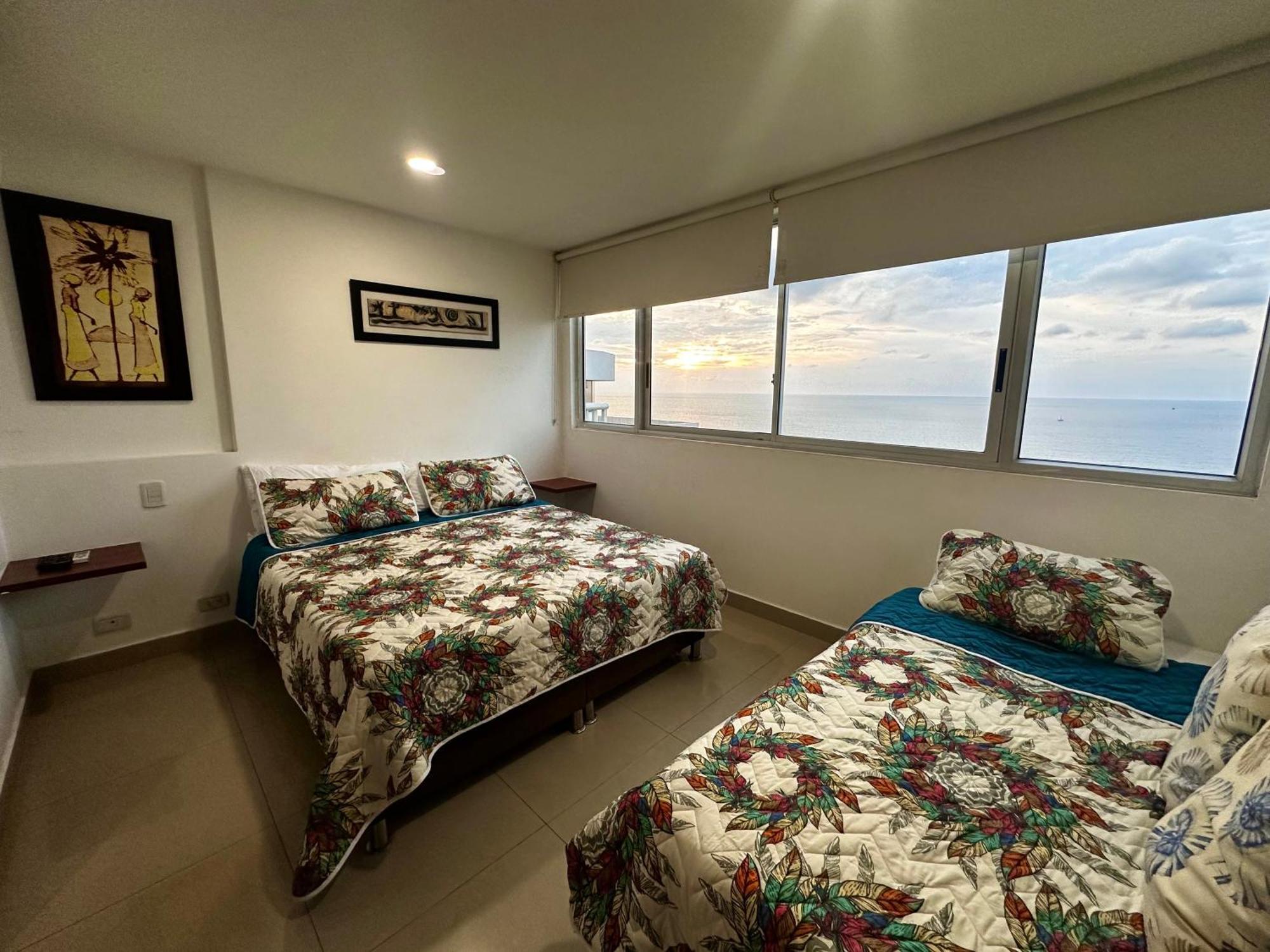 Apartamento Con Vista Al Mar Piso 19 Bocagrande Cartagena Ngoại thất bức ảnh