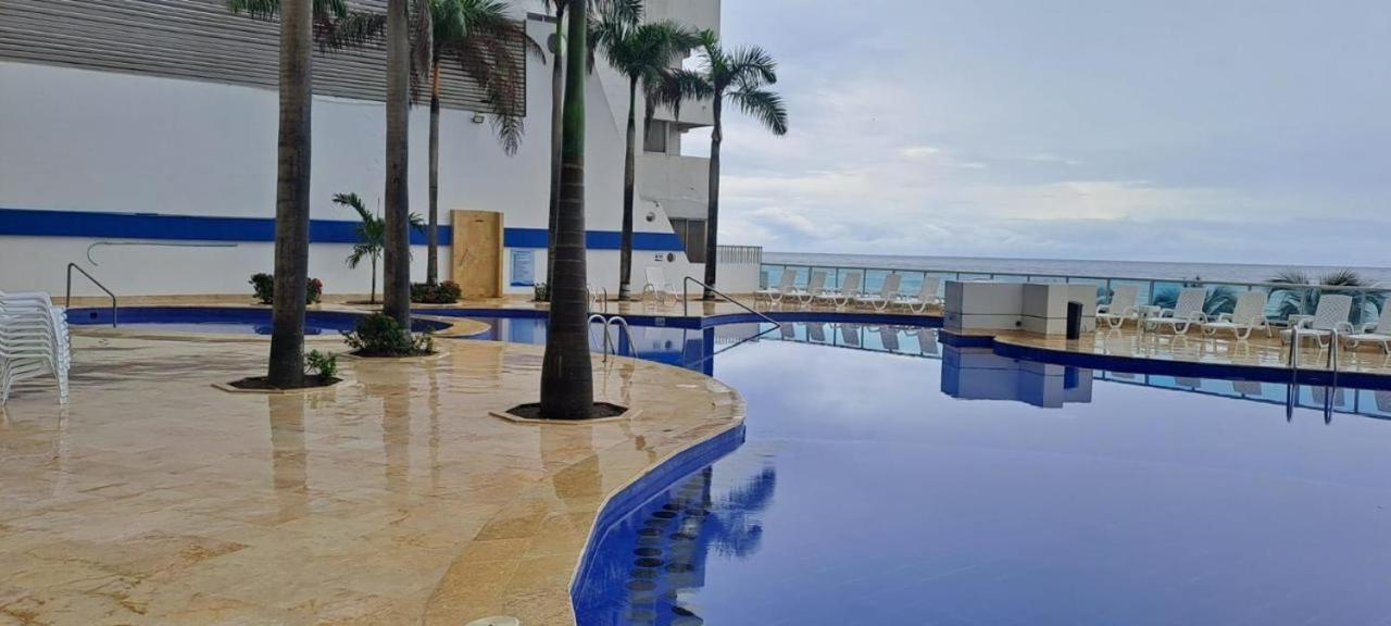 Apartamento Con Vista Al Mar Piso 19 Bocagrande Cartagena Ngoại thất bức ảnh
